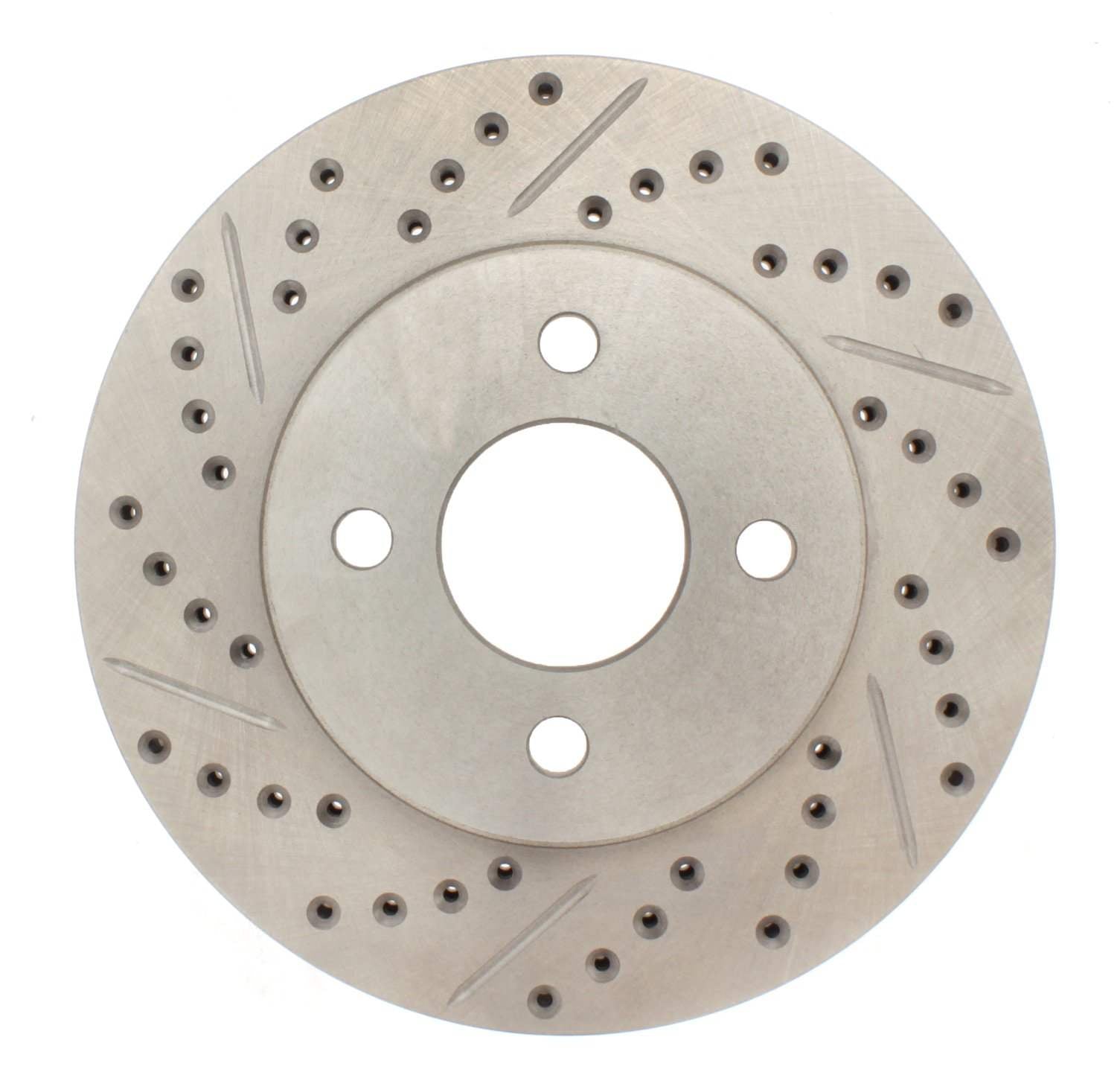 StopTech Select Sport Drilled and Slotted Brake Rotor Front Right  top view frsport 227.62072R