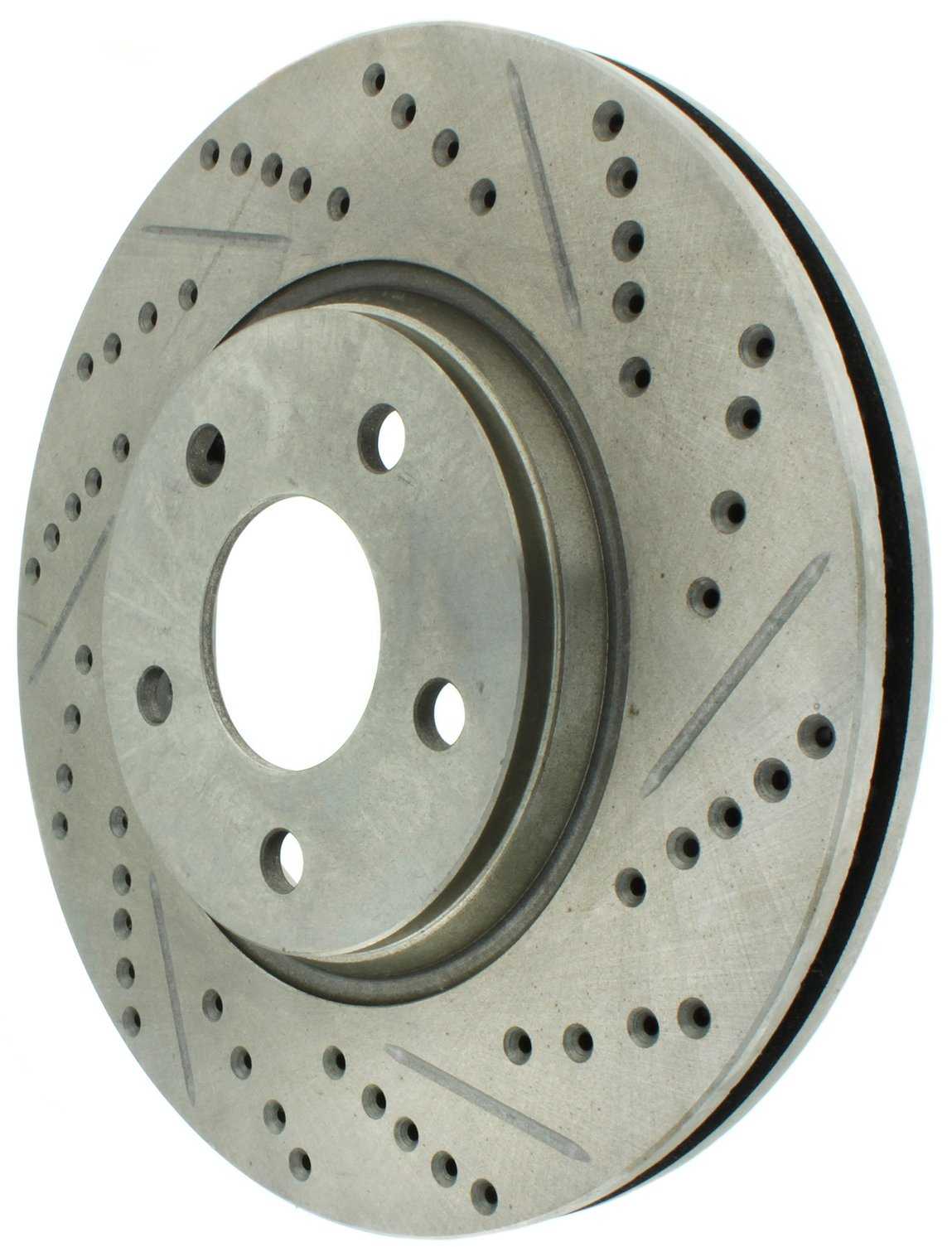 stoptech select sport drilled and slotted brake rotor front left  frsport 227.62078l