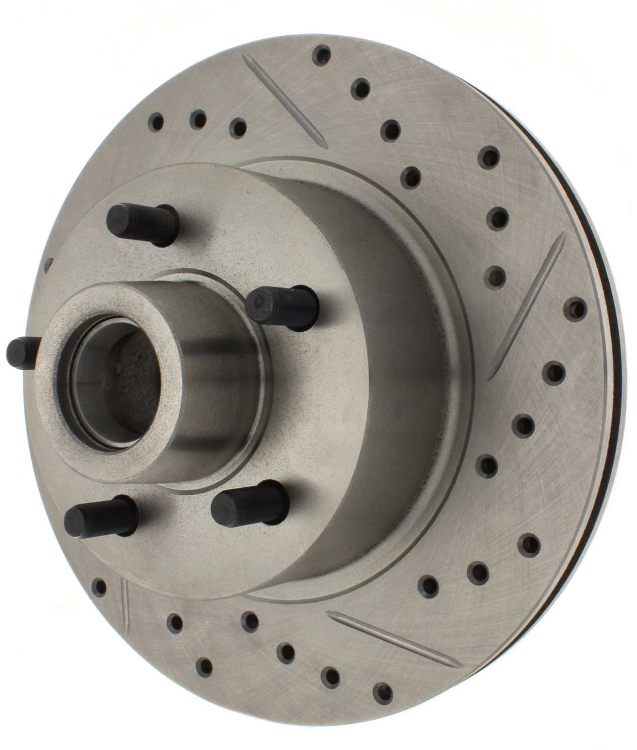 stoptech select sport drilled and slotted brake rotor front and rear left  frsport 227.63010l