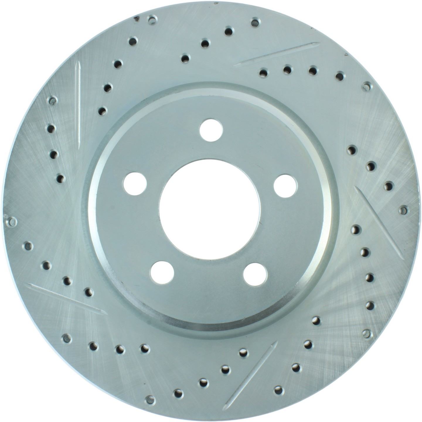 StopTech Select Sport Drilled and Slotted Brake Rotor Front Right  top view frsport 227.63059R