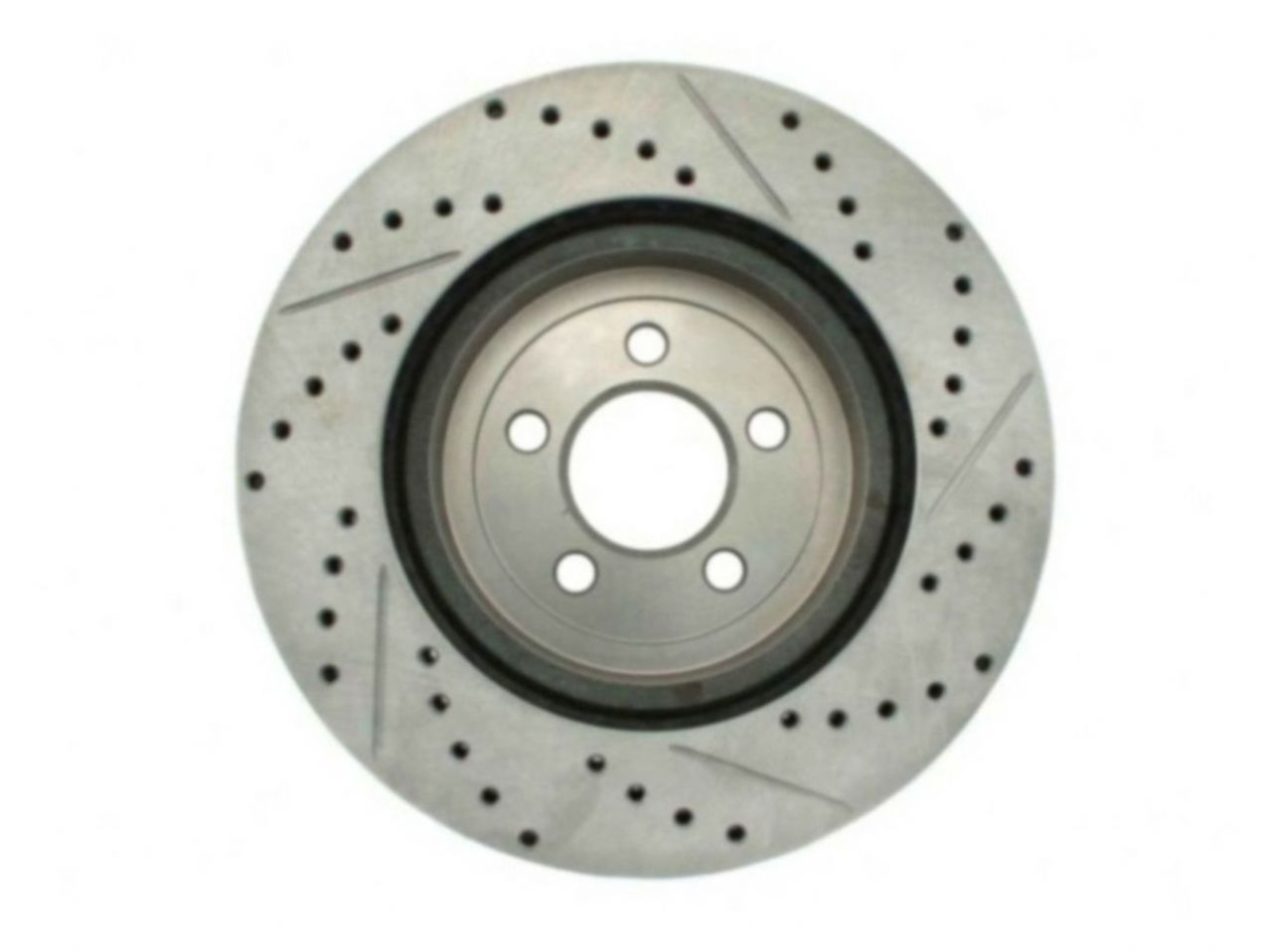 StopTech Select Sport Drilled And Slotted Brake Rotor; Front Right