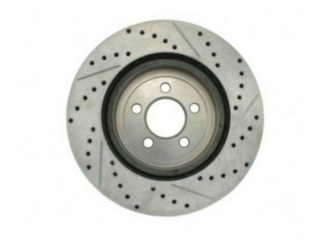 StopTech Select Sport Drilled And Slotted Brake Rotor; Front Right