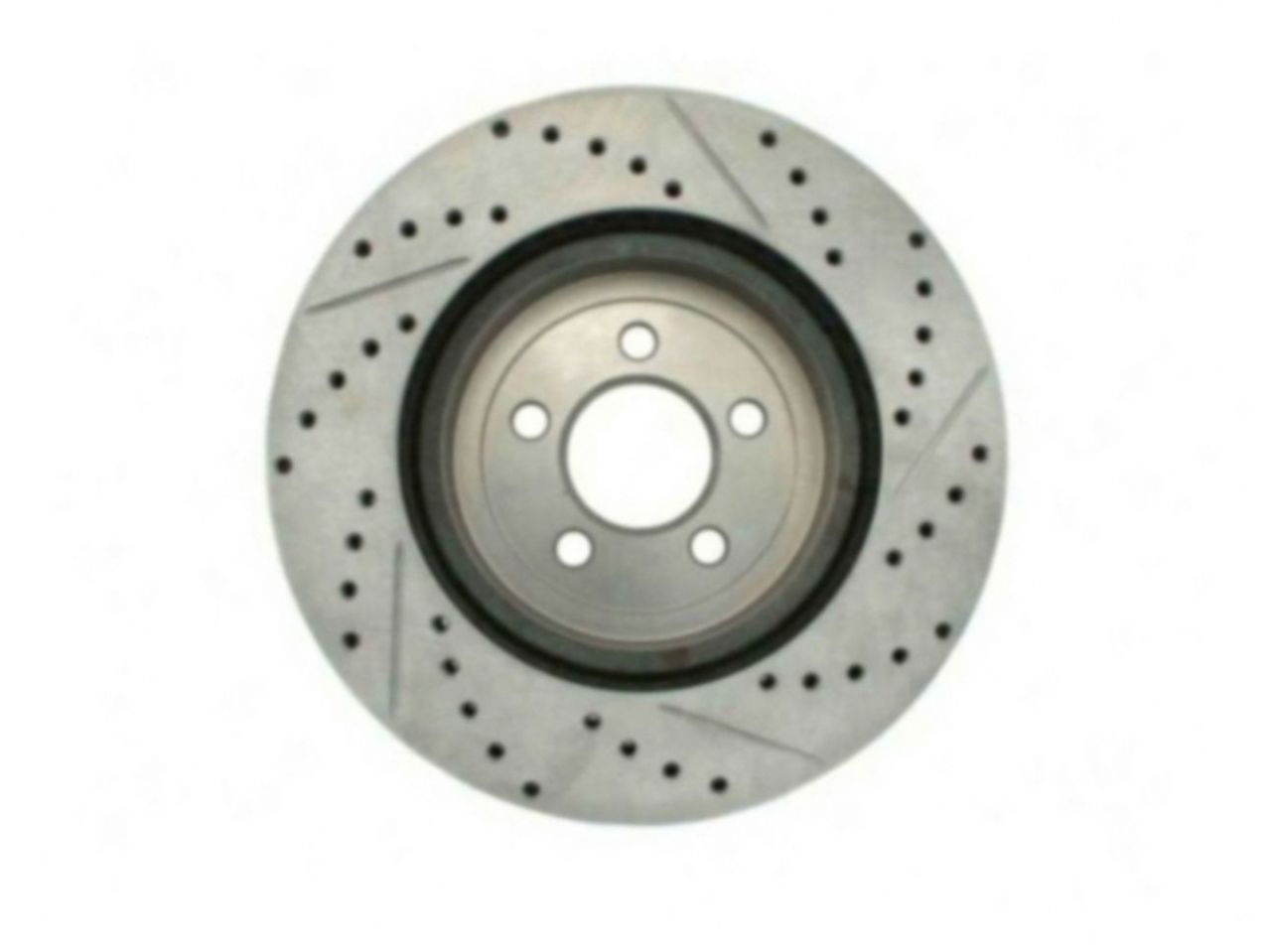 StopTech Select Sport Drilled And Slotted Brake Rotor; Front Right