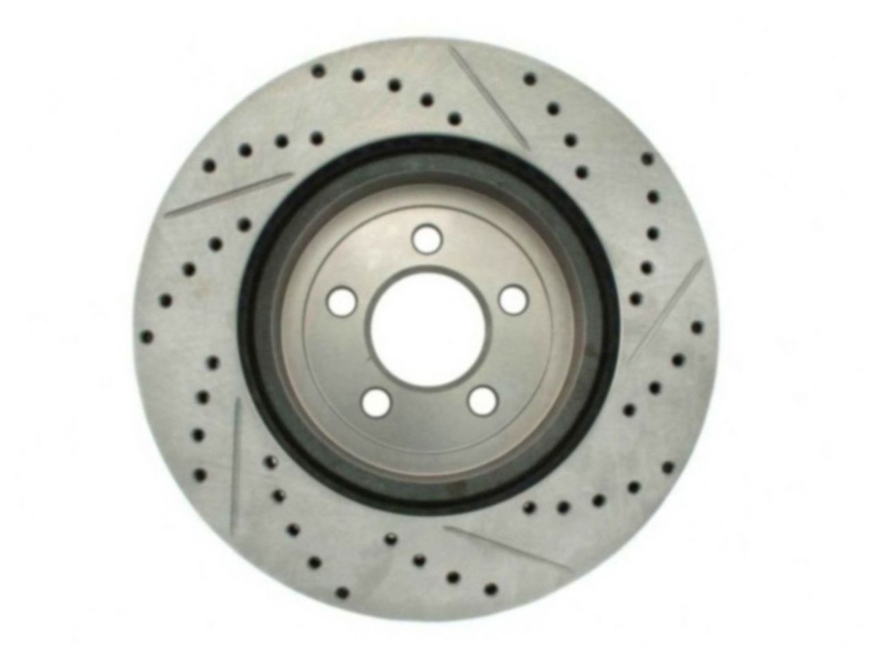 StopTech Select Sport Drilled And Slotted Brake Rotor; Front Right