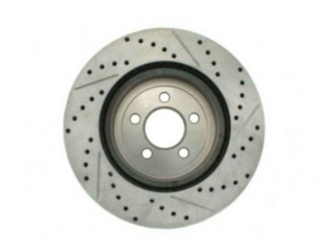 StopTech Select Sport Drilled And Slotted Brake Rotor; Front Right