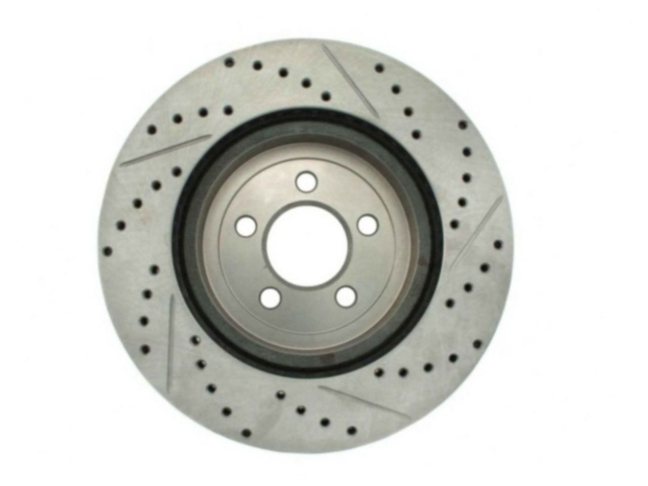 StopTech Select Sport Drilled And Slotted Brake Rotor; Front Right