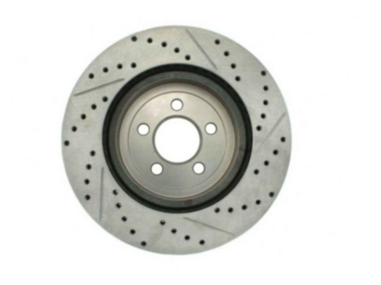 StopTech Select Sport Drilled And Slotted Brake Rotor; Front Right