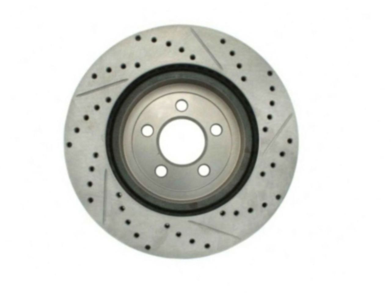 StopTech Select Sport Drilled And Slotted Brake Rotor; Front Right