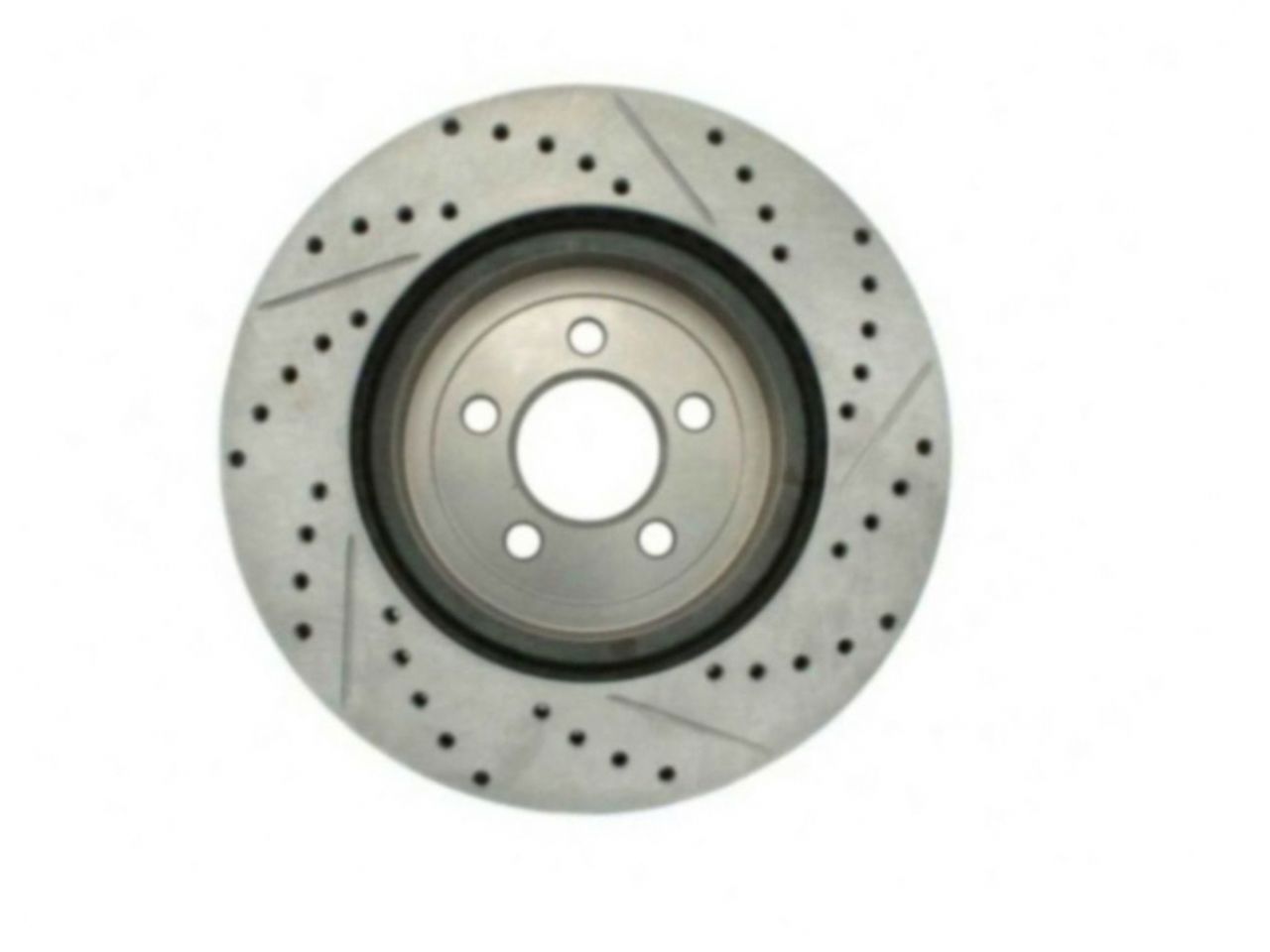 StopTech Select Sport Drilled And Slotted Brake Rotor; Front Right