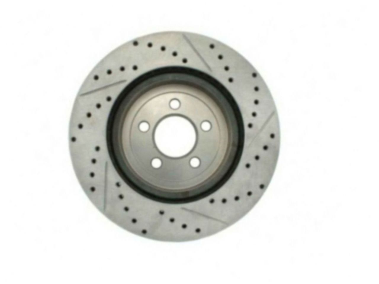 StopTech Select Sport Drilled And Slotted Brake Rotor; Front Right