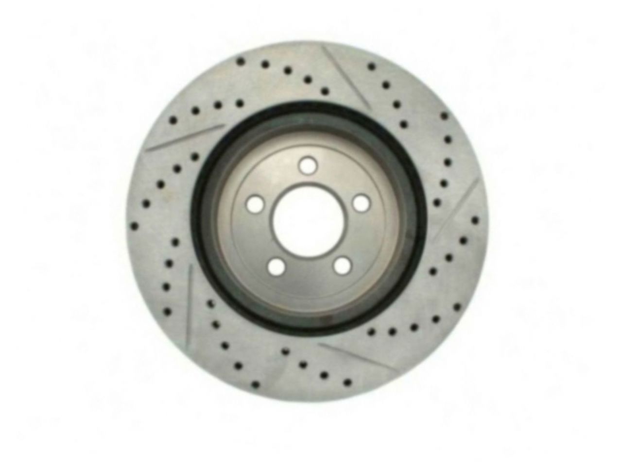 StopTech Select Sport Drilled And Slotted Brake Rotor; Front Right