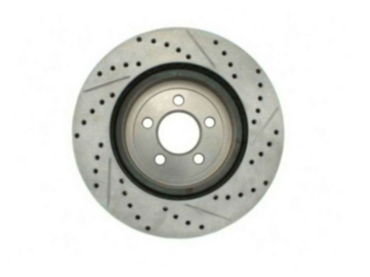 StopTech Select Sport Drilled And Slotted Brake Rotor; Front Right