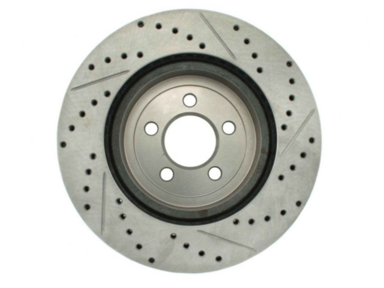 StopTech Select Sport Drilled And Slotted Brake Rotor; Front Right