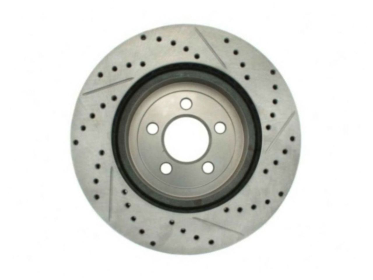 StopTech Select Sport Drilled And Slotted Brake Rotor; Front Right