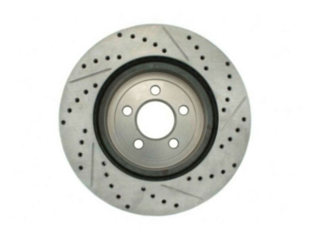 StopTech Select Sport Drilled And Slotted Brake Rotor; Front Right