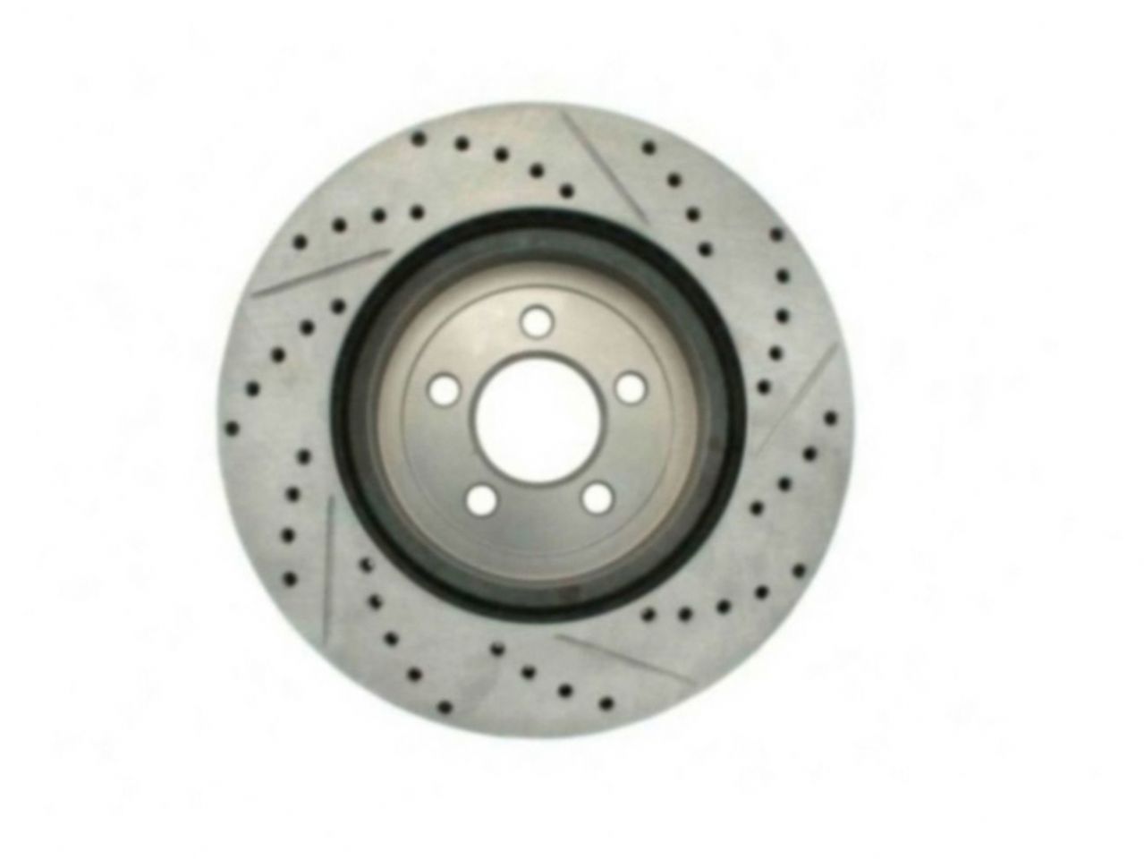 StopTech Select Sport Drilled And Slotted Brake Rotor; Front Right