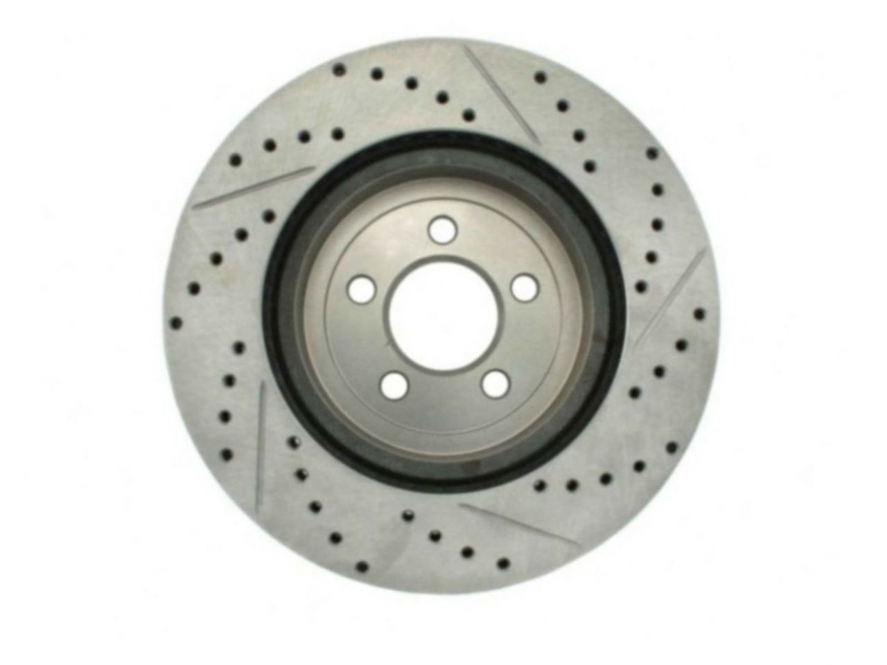 StopTech Select Sport Drilled And Slotted Brake Rotor; Front Right