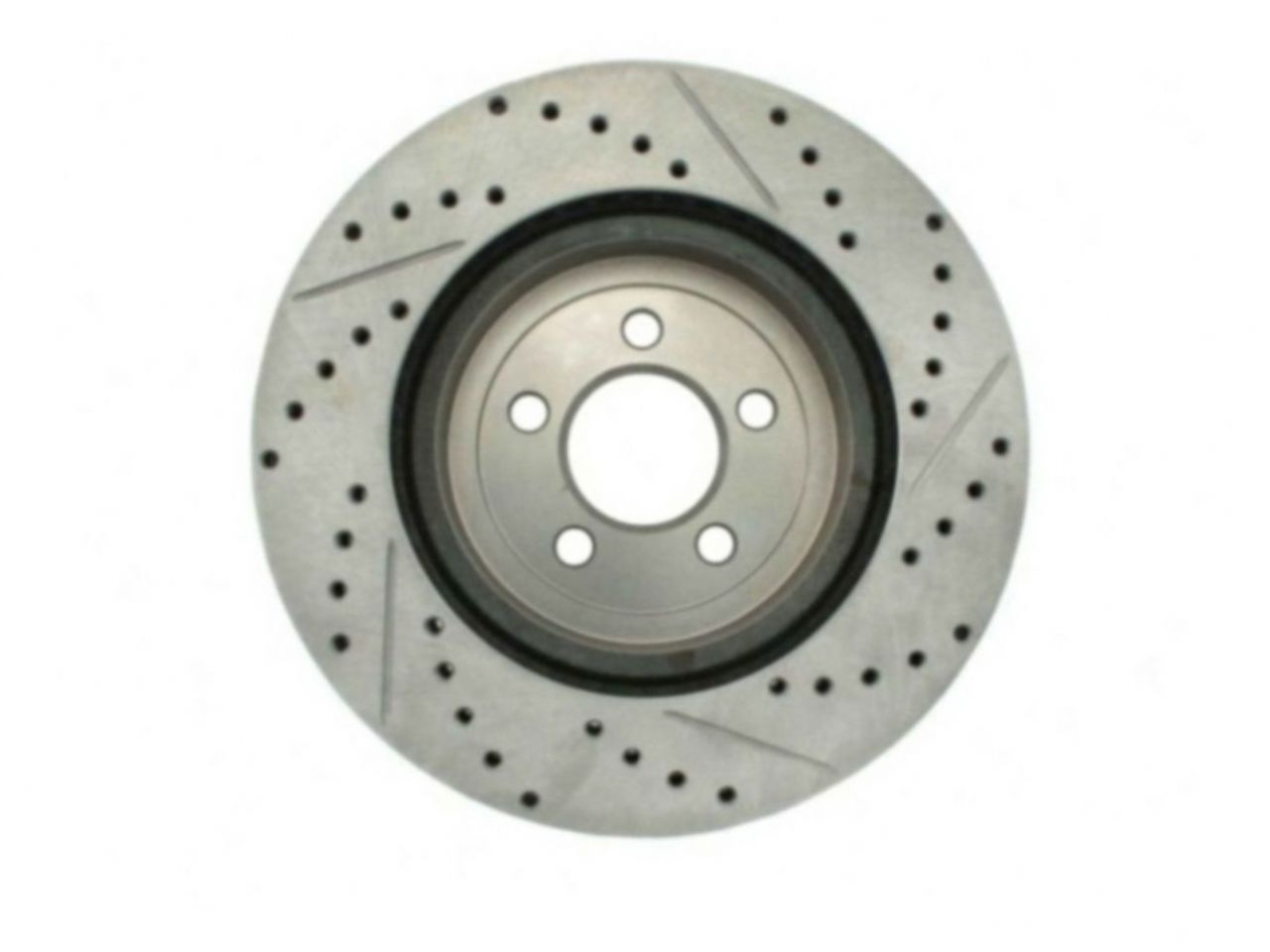 StopTech Select Sport Drilled And Slotted Brake Rotor; Front Right