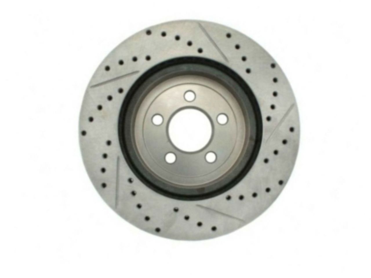 StopTech Select Sport Drilled And Slotted Brake Rotor; Front Right