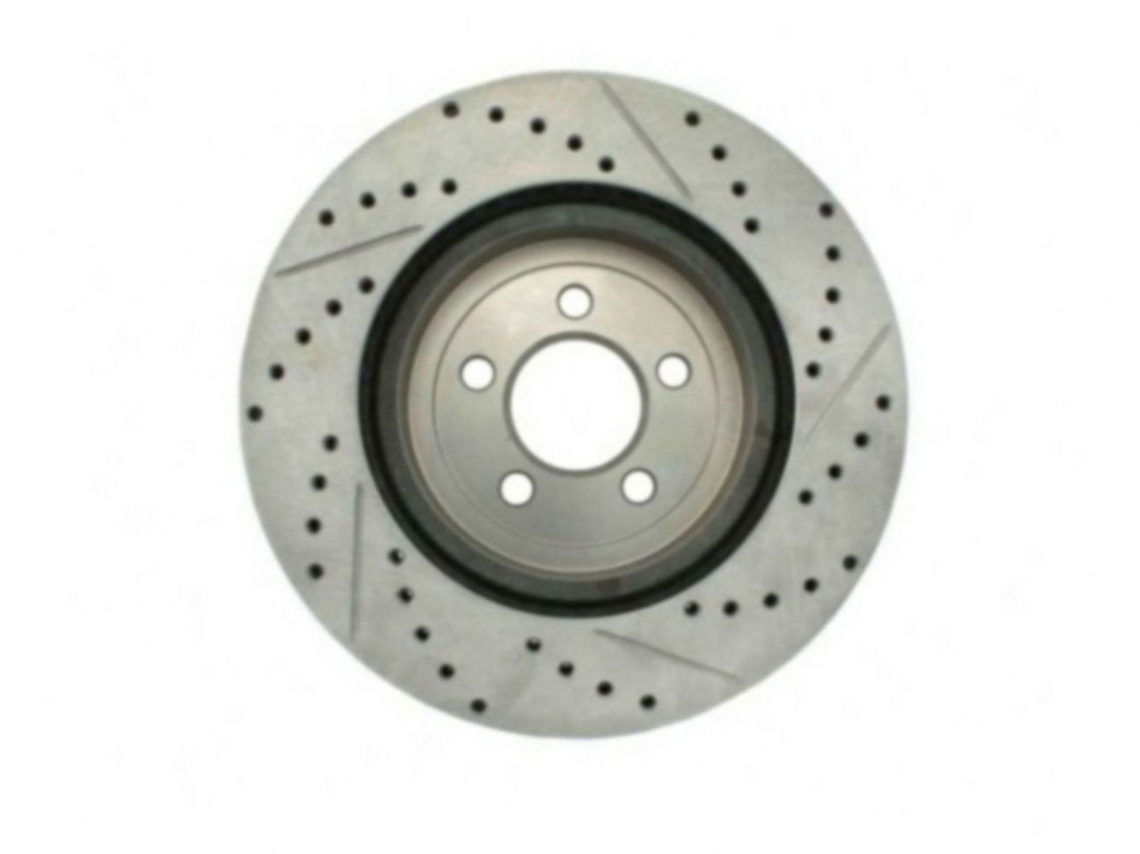 StopTech Select Sport Drilled And Slotted Brake Rotor; Front Right