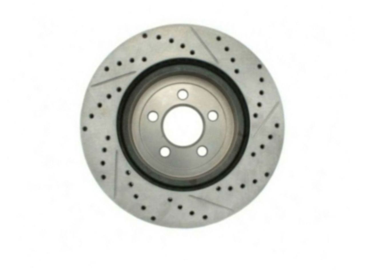 StopTech Select Sport Drilled And Slotted Brake Rotor; Front Right