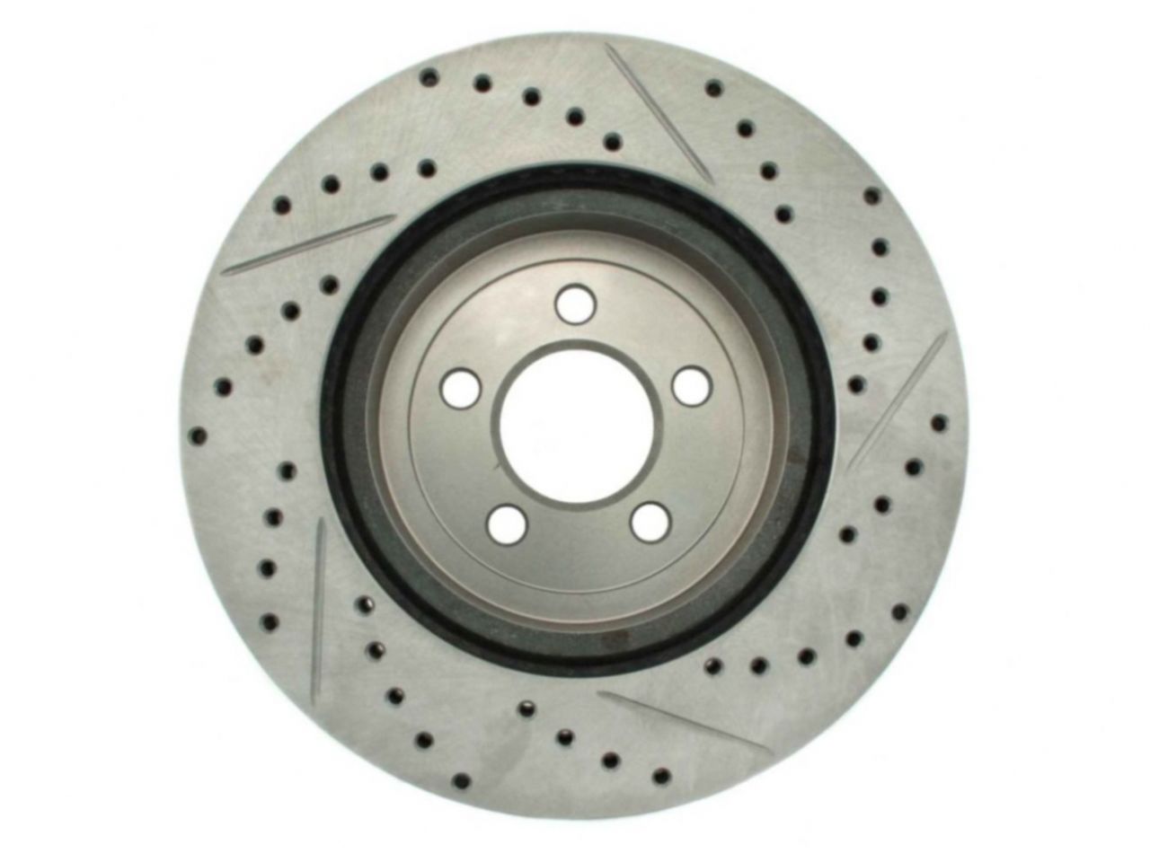 StopTech Select Sport Drilled And Slotted Brake Rotor; Front Right