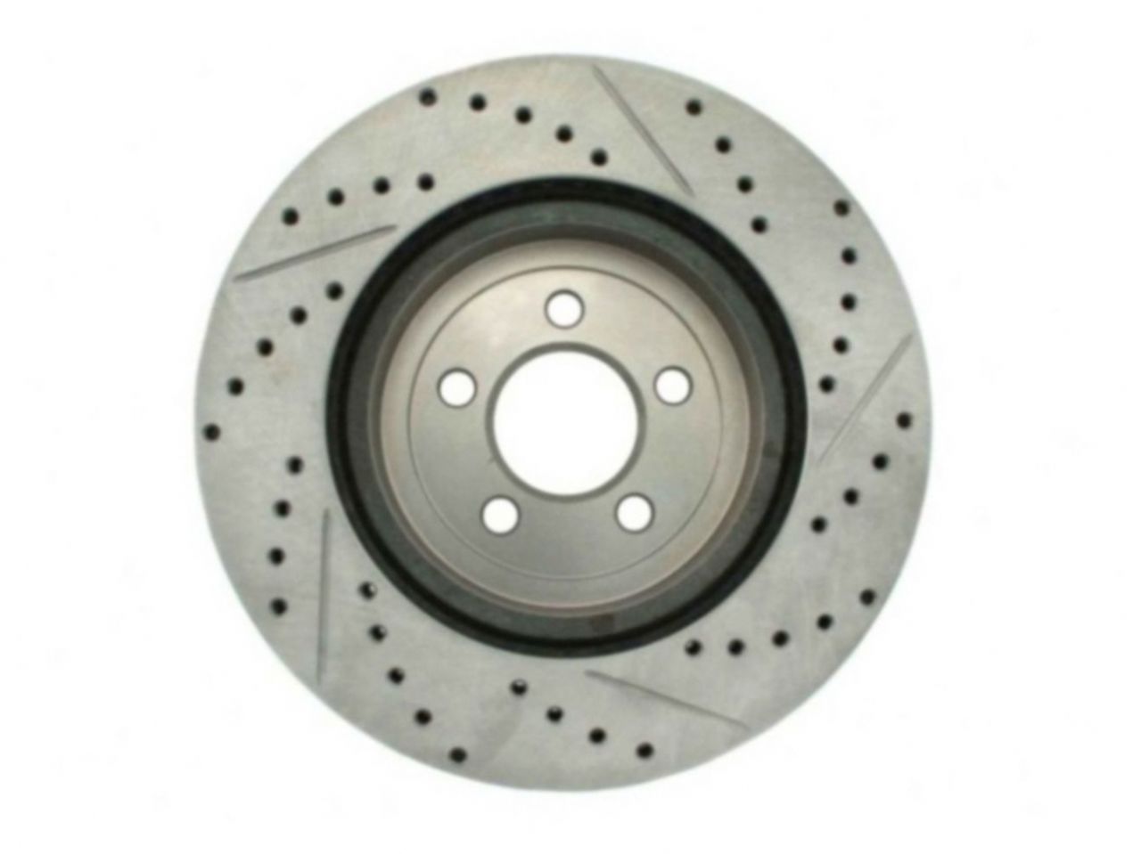 StopTech Select Sport Drilled And Slotted Brake Rotor; Front Right