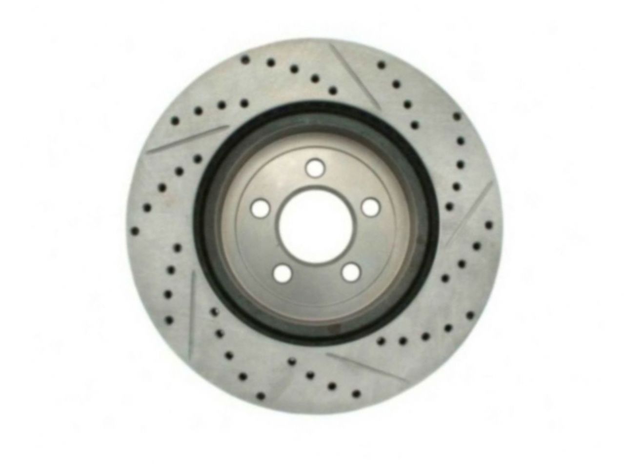 StopTech Select Sport Drilled And Slotted Brake Rotor; Front Right