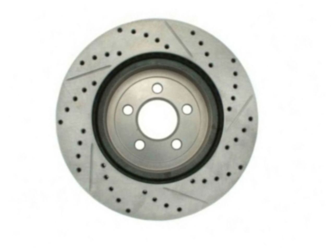 StopTech Select Sport Drilled And Slotted Brake Rotor; Front Right