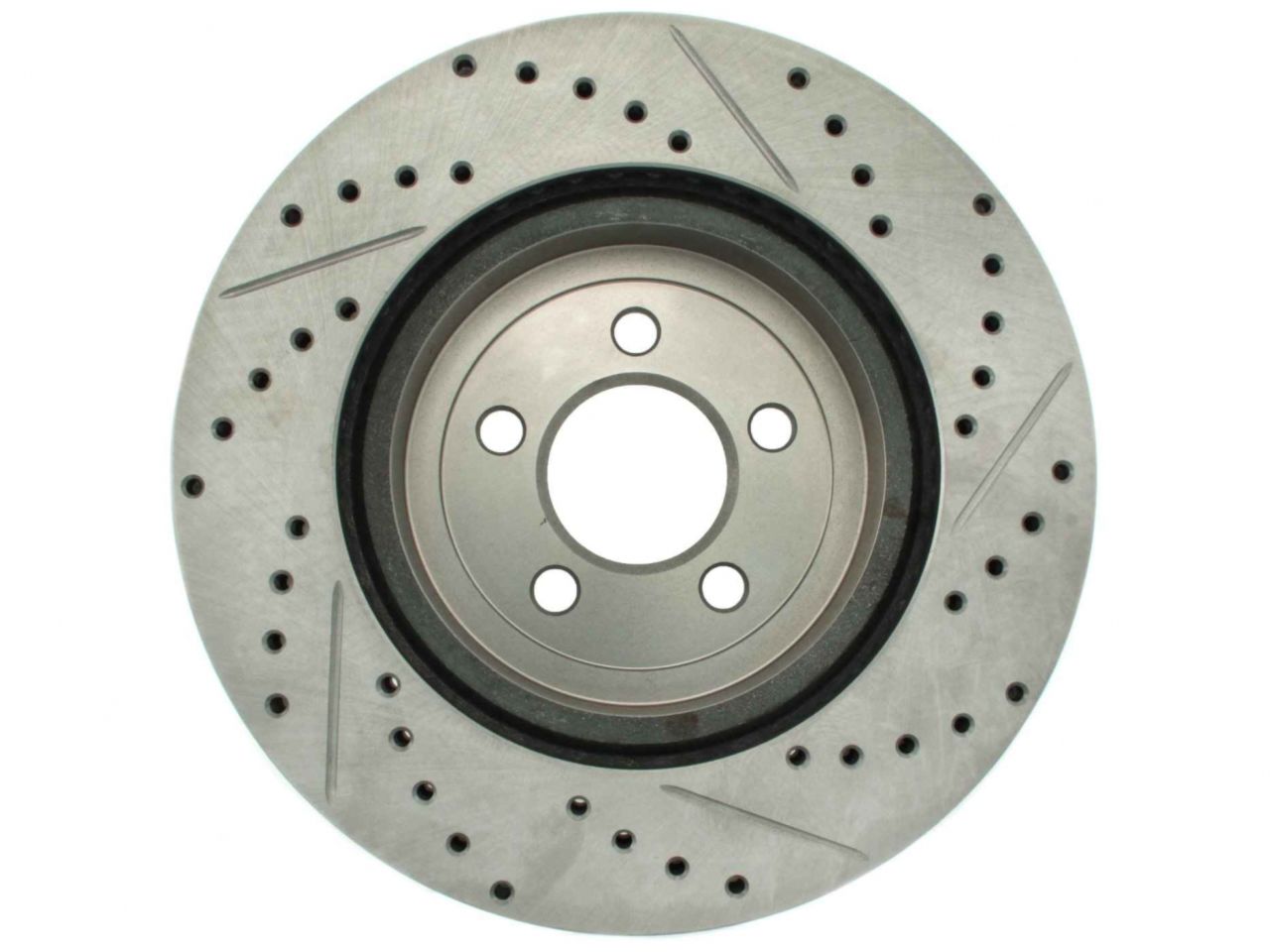 StopTech Select Sport Drilled And Slotted Brake Rotor;Front And Rear Right