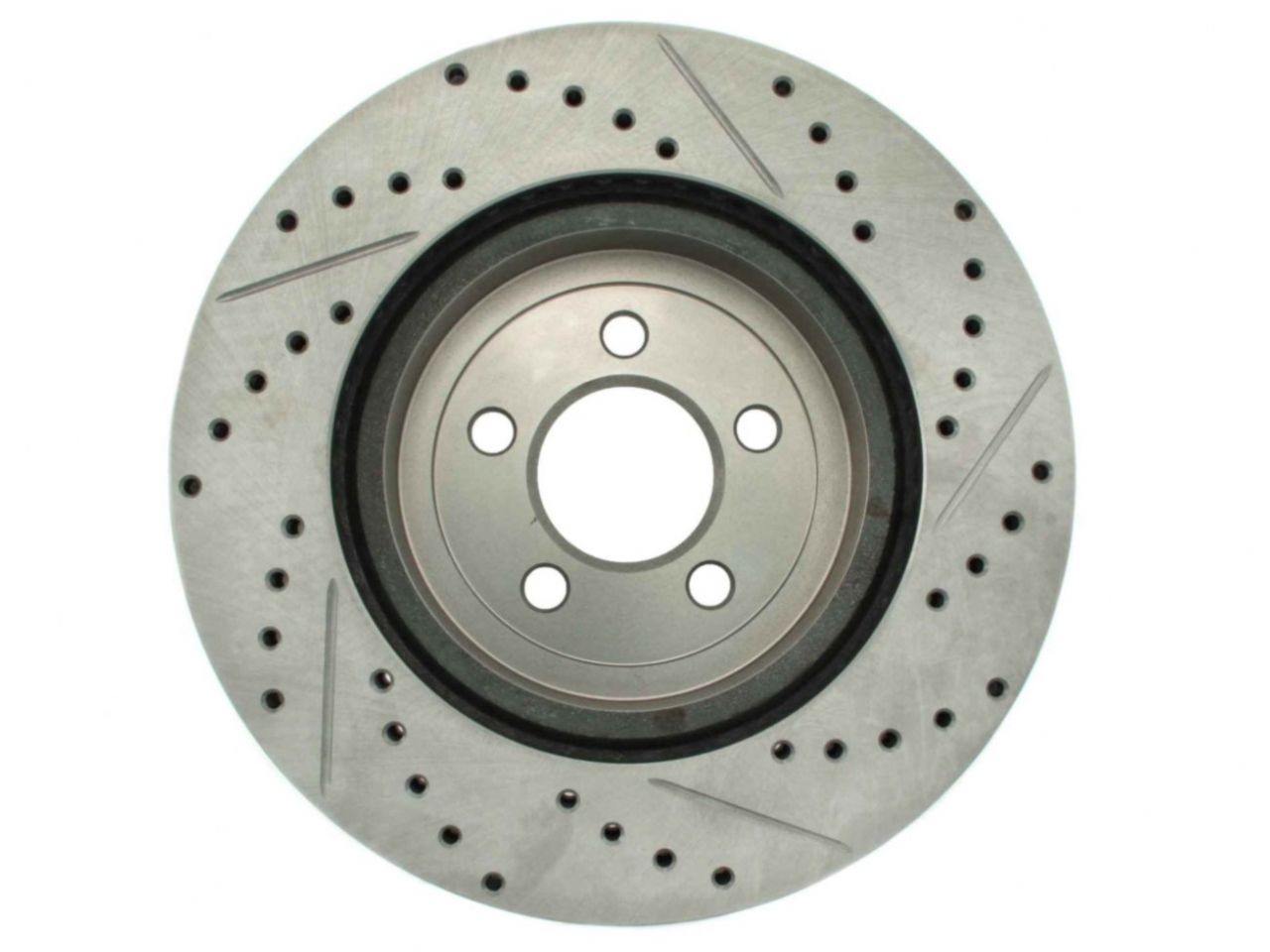 StopTech Select Sport Drilled And Slotted Brake Rotor;Front And Rear Right