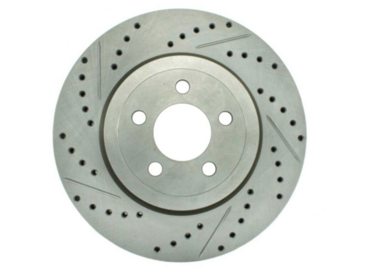 StopTech Select Sport Drilled And Slotted Brake Rotor; Front Right