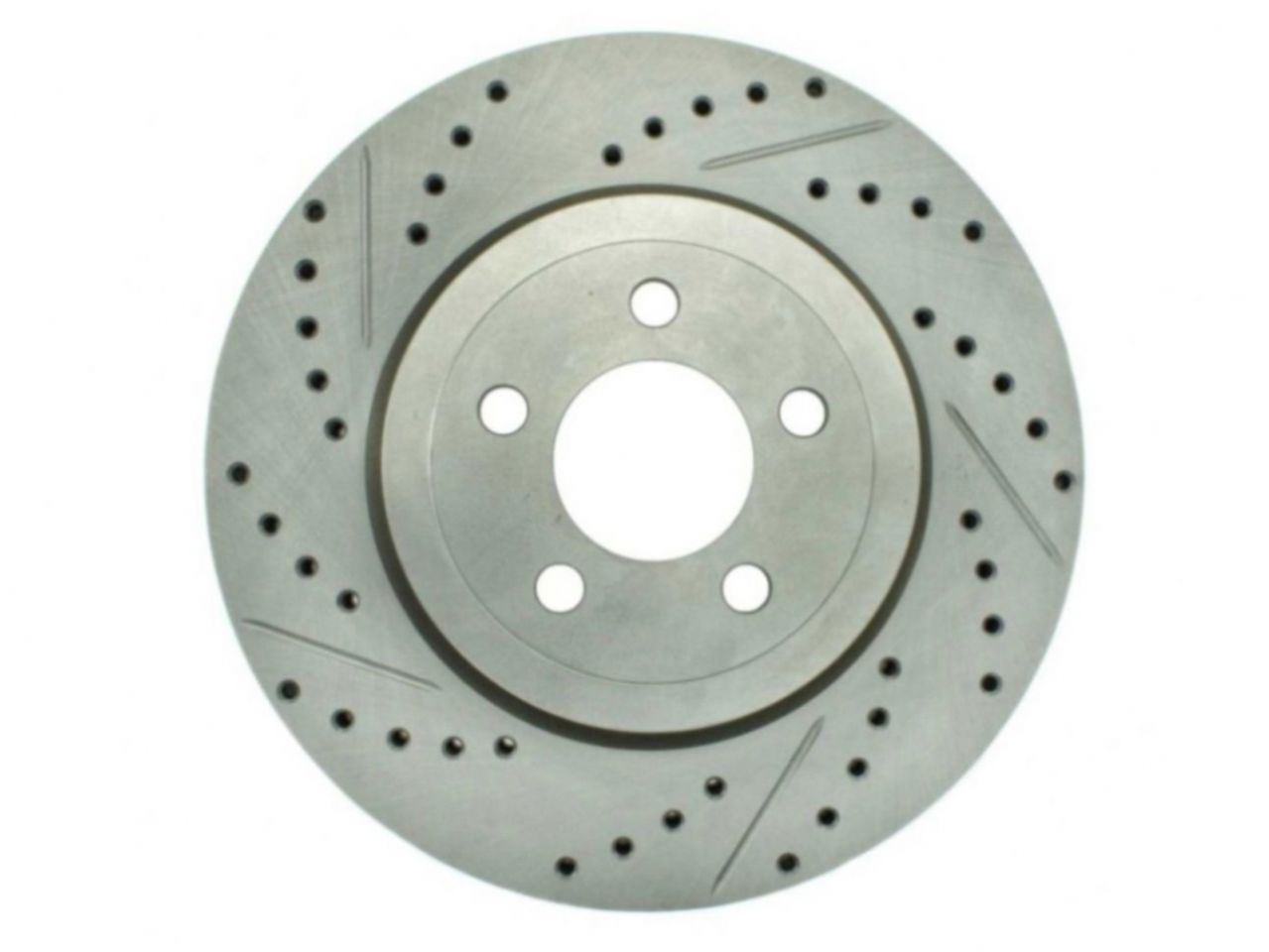 StopTech Select Sport Drilled And Slotted Brake Rotor; Front Right