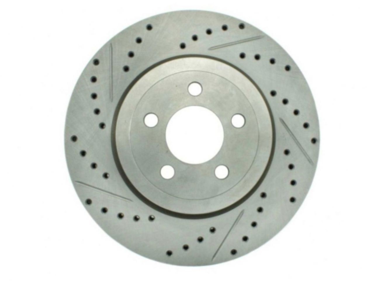 StopTech Select Sport Drilled And Slotted Brake Rotor; Front Right