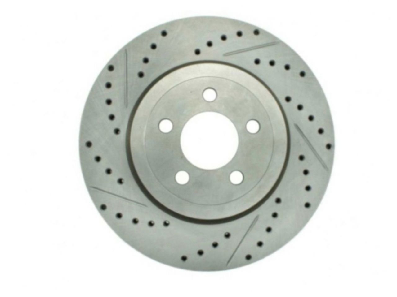 StopTech Select Sport Drilled And Slotted Brake Rotor; Front Right