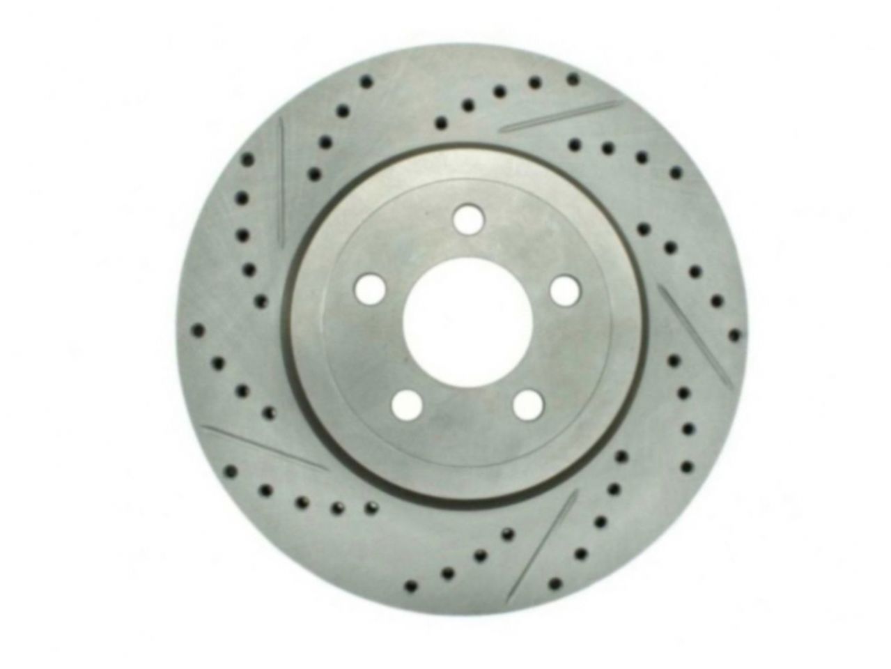 StopTech Select Sport Drilled And Slotted Brake Rotor; Front Right