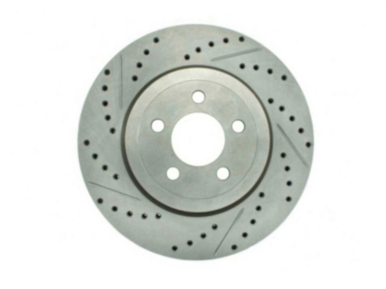 StopTech Select Sport Drilled And Slotted Brake Rotor; Front Right