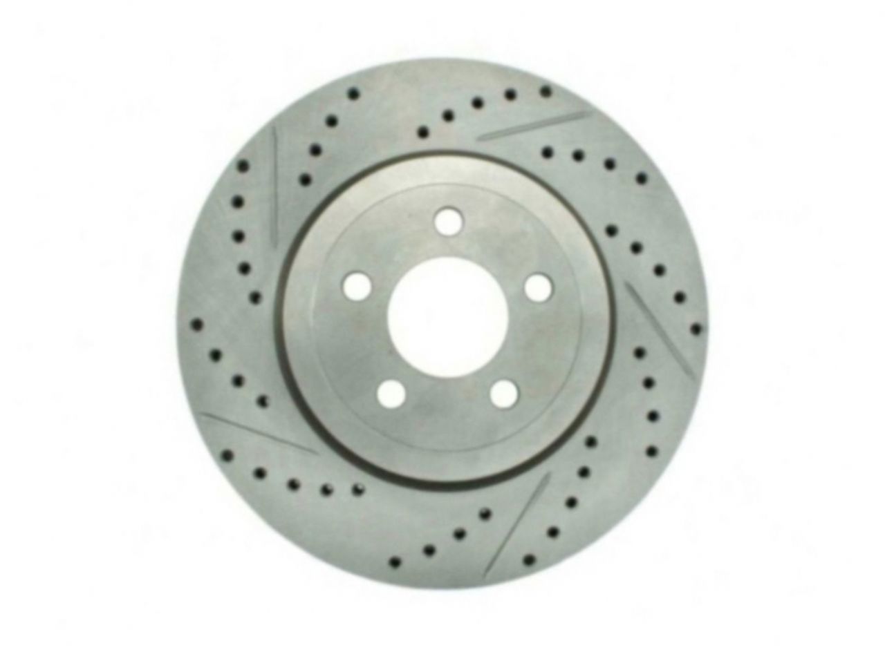 StopTech Select Sport Drilled And Slotted Brake Rotor; Front Right