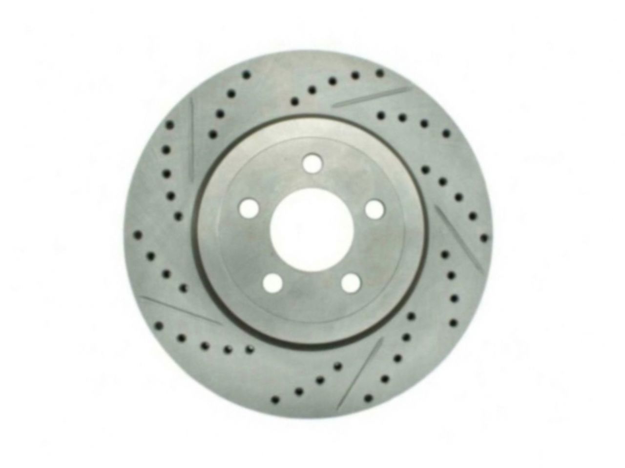 StopTech Select Sport Drilled And Slotted Brake Rotor; Front Right