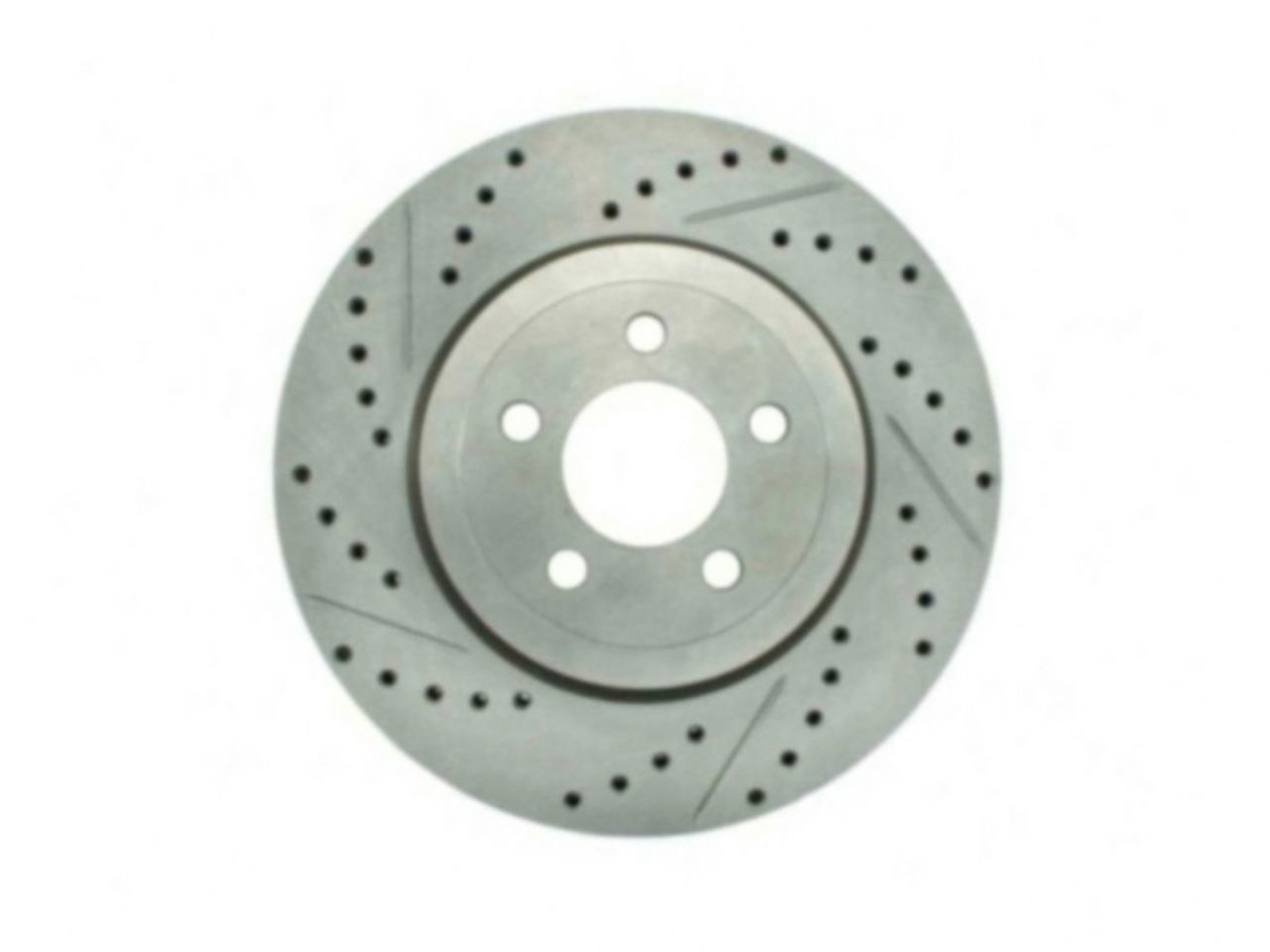 StopTech Select Sport Drilled And Slotted Brake Rotor; Front Right