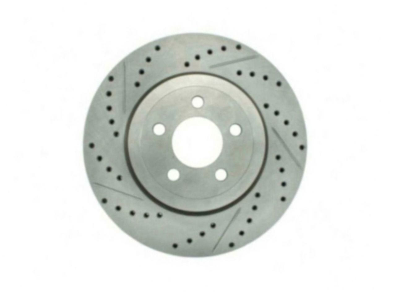 StopTech Select Sport Drilled And Slotted Brake Rotor; Front Right