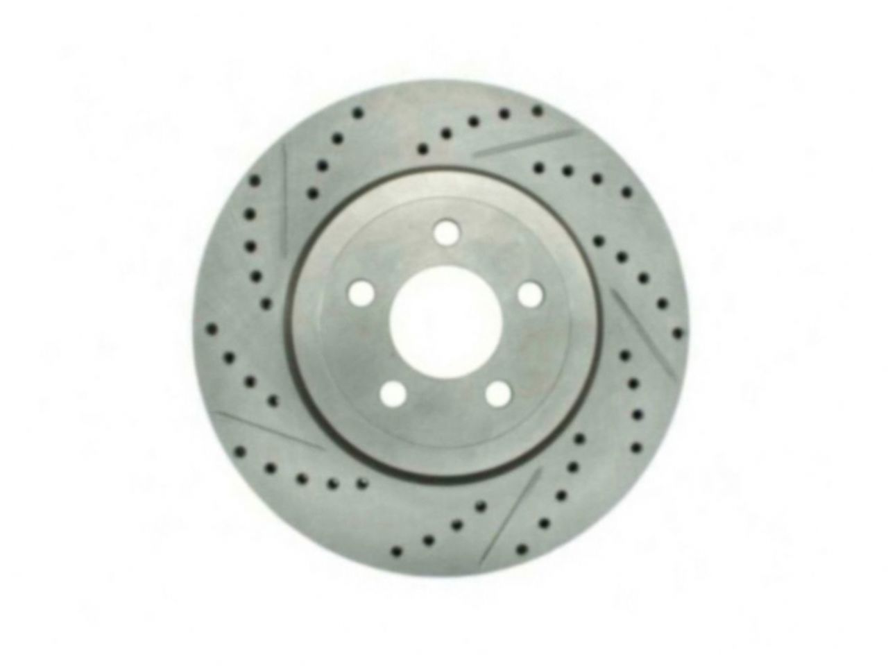 StopTech Select Sport Drilled And Slotted Brake Rotor; Front Right