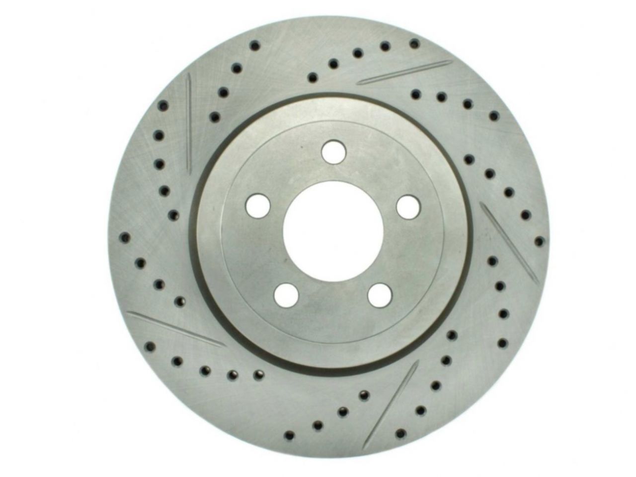 StopTech Select Sport Drilled And Slotted Brake Rotor; Front Right