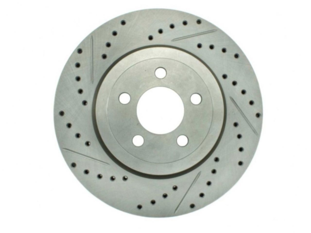 StopTech Select Sport Drilled And Slotted Brake Rotor; Front Right