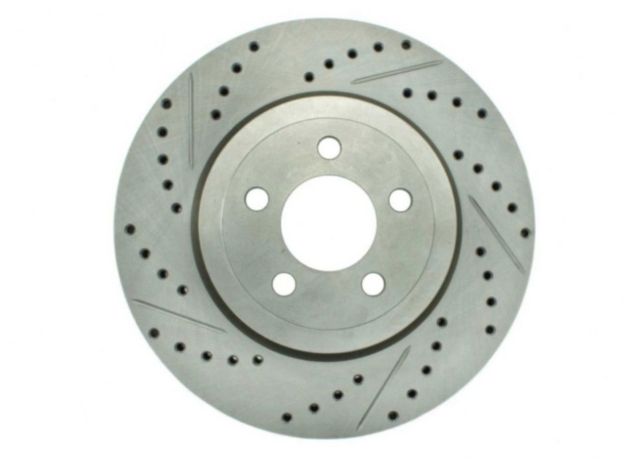 StopTech Select Sport Drilled And Slotted Brake Rotor; Front Right