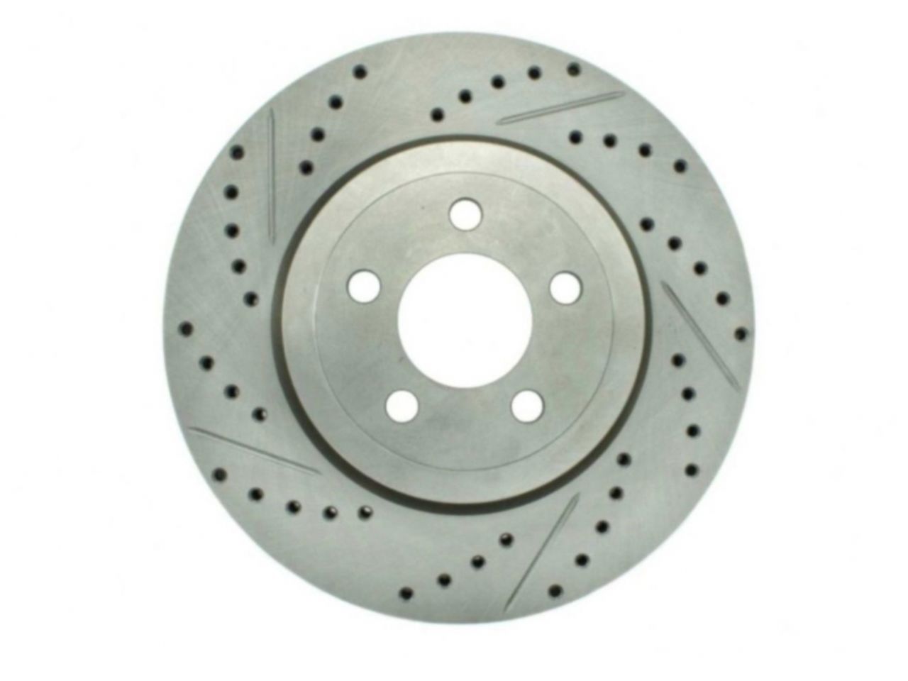 StopTech Select Sport Drilled And Slotted Brake Rotor; Front Right