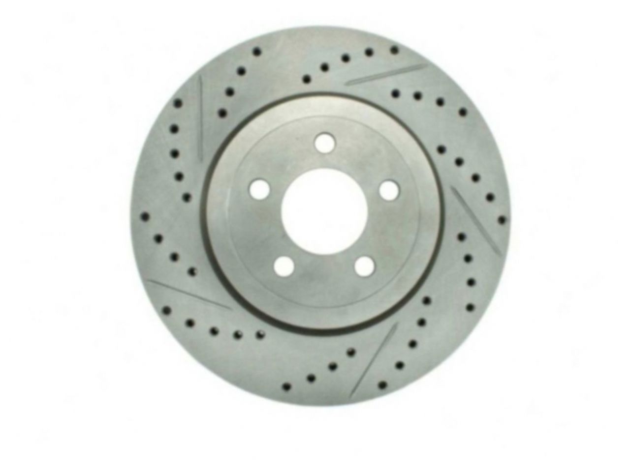 StopTech Select Sport Drilled And Slotted Brake Rotor; Front Right