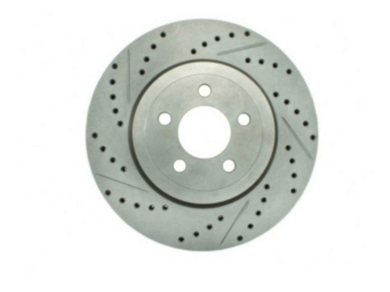 StopTech Select Sport Drilled And Slotted Brake Rotor; Front Right