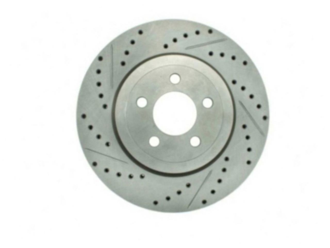 StopTech Select Sport Drilled And Slotted Brake Rotor; Front Right