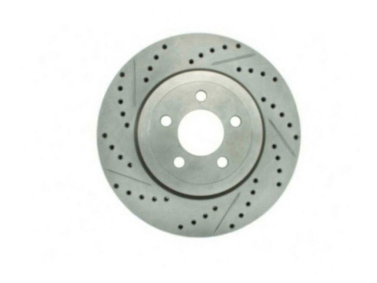 StopTech Select Sport Drilled And Slotted Brake Rotor; Front Right